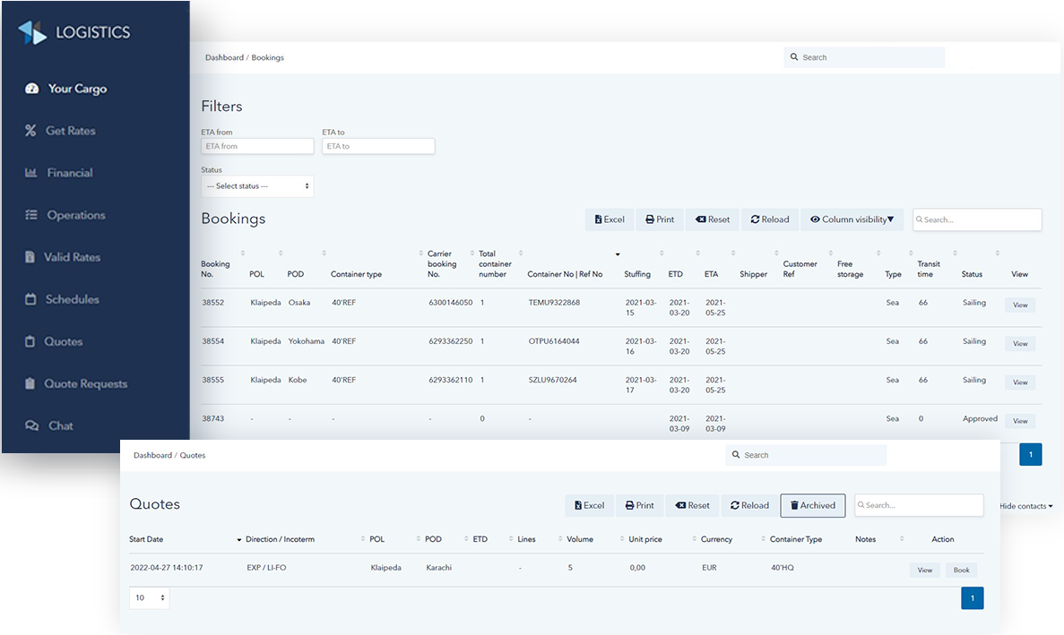 1L desk sistema | First Logistics